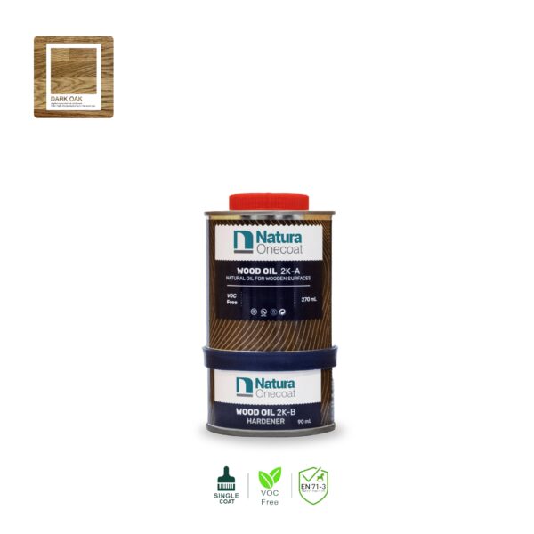 Natura Onecoat Puuöljy 2K Dark Oak - Image 2